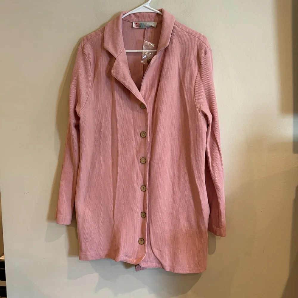 Free‎ People FP Beach Lizzie Blazer Pink Romper One Piece Dress Size S